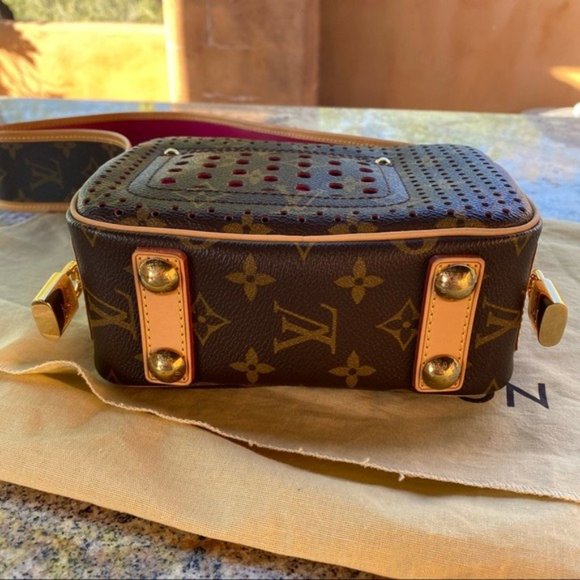 SOLD Louis Vuitton RARE Limited Edition Perforated Mini Trocadero Shoulder Bag - Picture 9 of 16